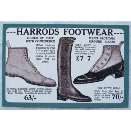 c.1980s PC Harrods Footwear advert, 1920