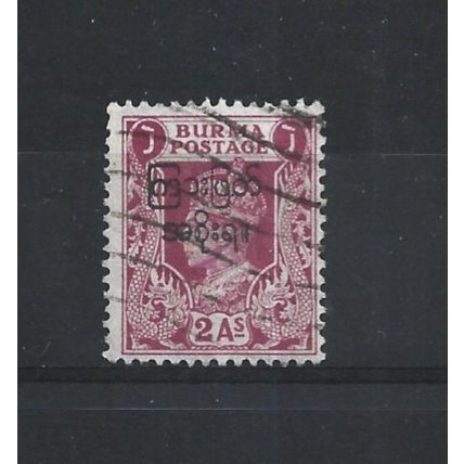 Burma.SG73 2a Claret.Fine Used.Jul25j