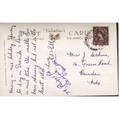 Vintage GB PC 1957 - Crathie Church, Balmoral , Aberdeenshire, Scotland