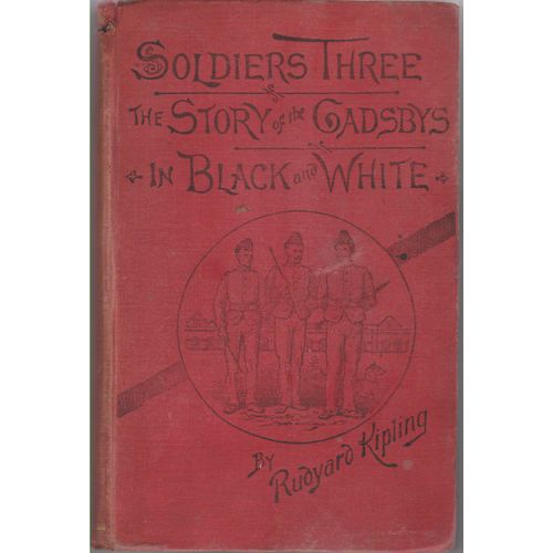 Soldiers Three 1891 1st edition Rudyard Kipling short stories