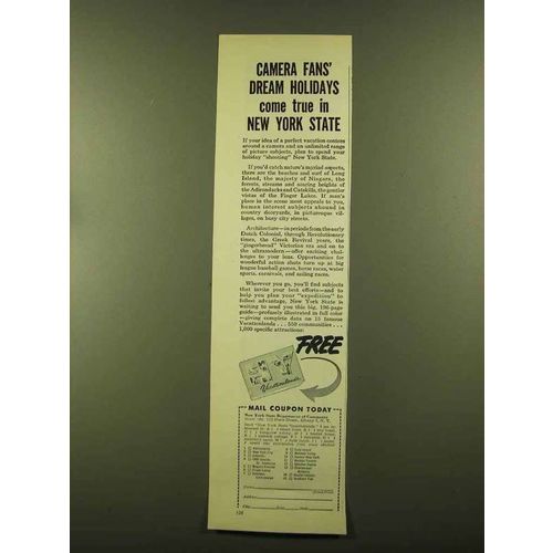1956 New York State Department of Commerce Ad