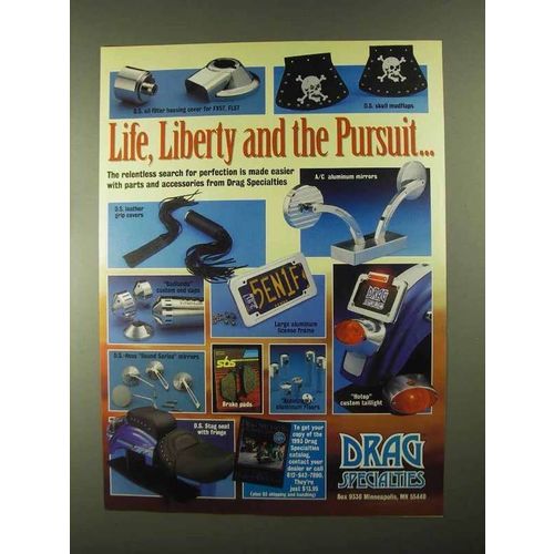 1993 Drag Specialties Parts & Accessories Ad - Liberty