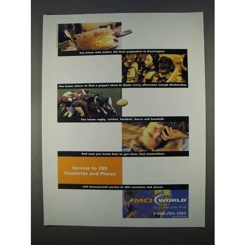 1996 MCI Telephone Ad - Best Pappadom in Kensington