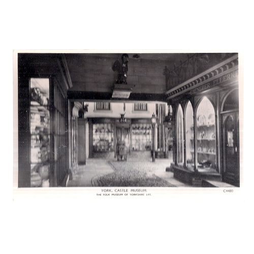 THE CASTLE MUSEUM, YORK vintage unused postcard real photograph =