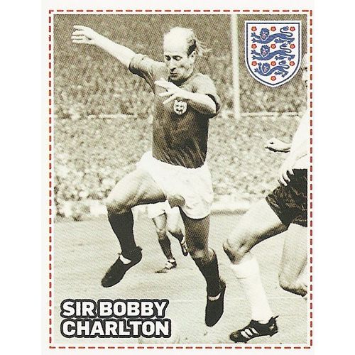 Topps ENGLAND 2012 Stickers: No.158 - England Legends: Charlton (Sir Bobby)