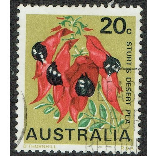 Australia 1968 State Floral Emblems 20c Multicoloured SG423 GU