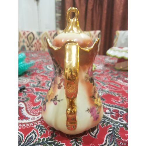 Antique Ornate Victorian Teapot - Gold Trimmed
