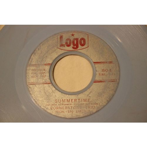 Cornerstone Trio Color Vinyl 45-SUMMERTIME/LET THE LOVE LIGHT SHINE