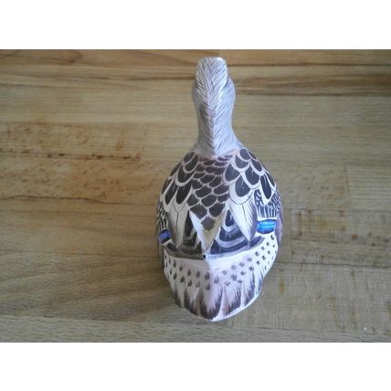Colourful Vintage Wooden Duck Figurine