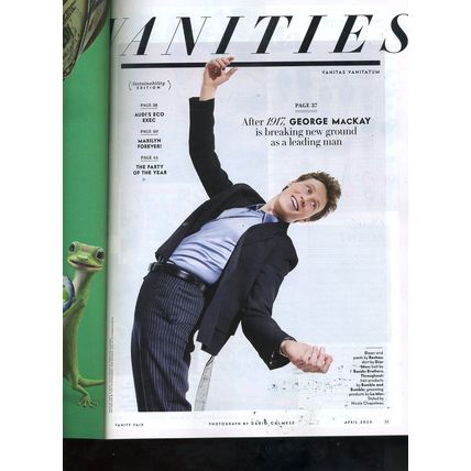 VANITY FAIR MAGAZINE APRIL 2020- REESE WITHERSPOON AND HER LITERARY OBSESSION