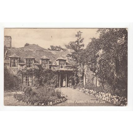 Rhos Fynach Rhos-on-Sea Denbighshire 1916 Postcard Local Publisher E Heath