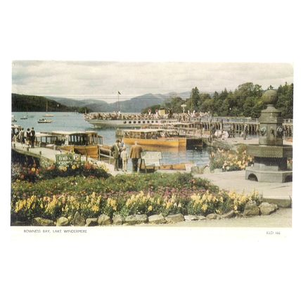 BOWNESS BAY, LAKE WINDERMERE, CUMBRIA. unused vintage postcard. by Jarrold =