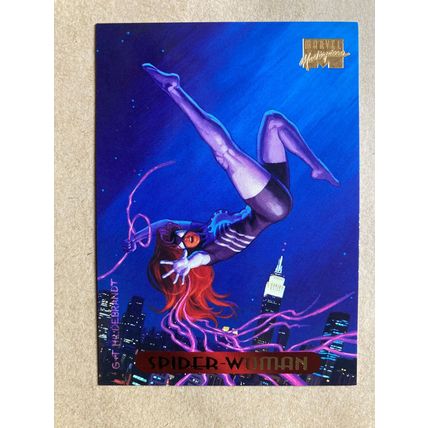 Marvel Masterpieces 1994 Base trading Card # 117 Spider-Woman (B) Fleer