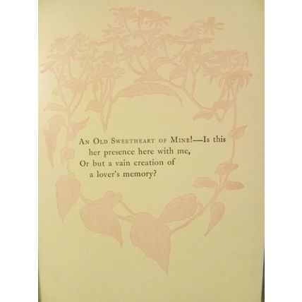 AN OLD SWEETHEART OF MINE by JAMES WHITCOMB RILEY HOWARD CHANDLER CHRISTY 1902