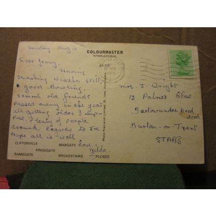 multiview, ISLE OF THANET, KENT. used postcard Colourmaster 1983 pm =
