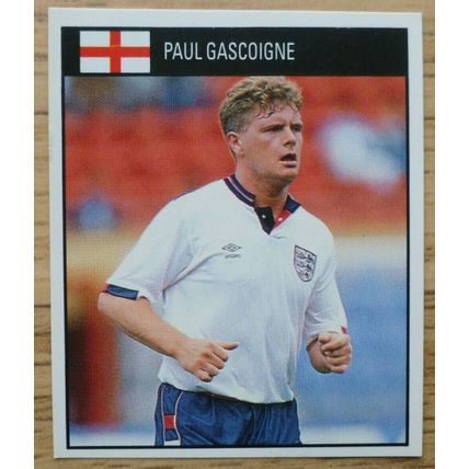 Paul Gascoigne - Orbis World Cup Italia 90 Sticker #59 ENGLAND