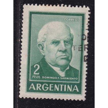 Argentina Domingo Sarmiento 2p fine Used VGC