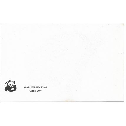 Little Owl - World Wildlife Fund Postcard