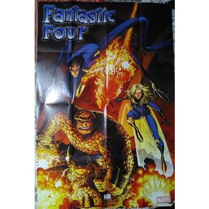 Fantastic Four Marvel Comics 2008 Promo Poster Arthur Adams 24x36"