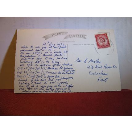 PAVILION GARDENS, BOURNEMOUTH, DORSET postcard RP 1962 pm #