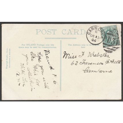 Actress Marie Studholme, 1904 - Valentine's Postcard