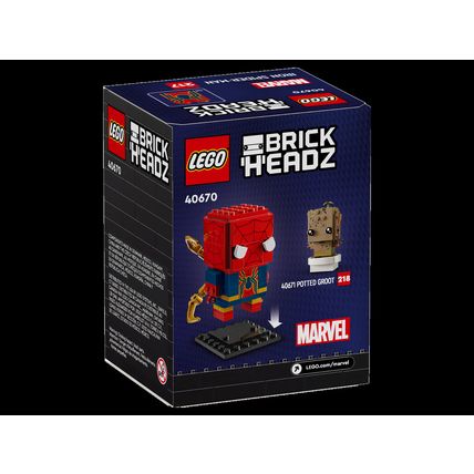 LEGO 40670 - LEGO BRICK HEADZ - IRON SPIDER MAN - BRAND NEW & SEALED