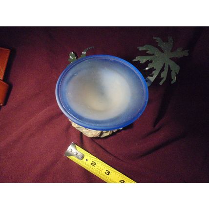 DOLPHIN w/ CALF CANDLE HOLDER & WARMER Resin Statue! $12.00 obo!