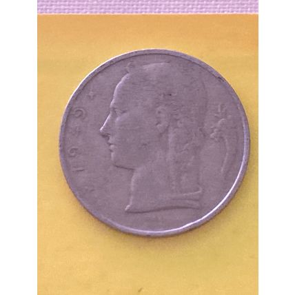Umlaufmünze Belgien 5 Francs 1949 Belgique