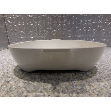 Corning Blue Filligree Scroll Browning Skillet Microwave Casserole