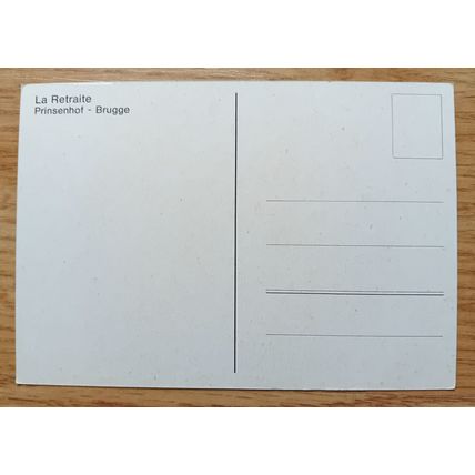 POSTCARD: BELGIUM - BRUGGE, PRINSENHOF, LA RETRAITE: 1980'S