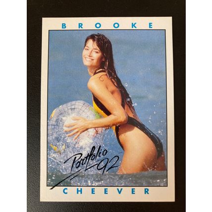 Portfolio '92 International Swimsuit Base trading card # 48 Brooke Cheever (A)