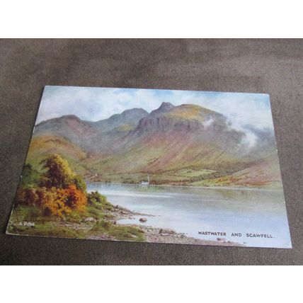 Valentines Postcard - Wastwater, Lake district - Artist E.H Thompson A984