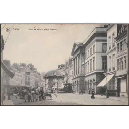 Hôtel de Ville et Place d'Armes, Namur, c.1905 - Nels CPA