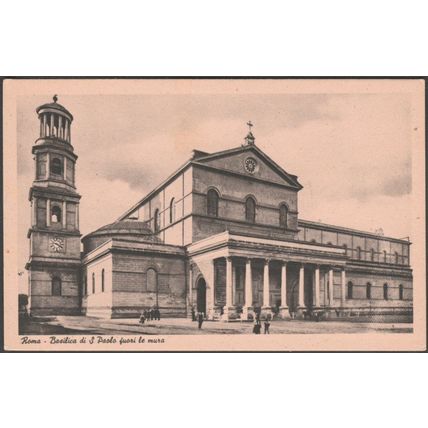 Basilica di San Paolo Fuori le Mura, Roma, 1941 - Serta Cartolina