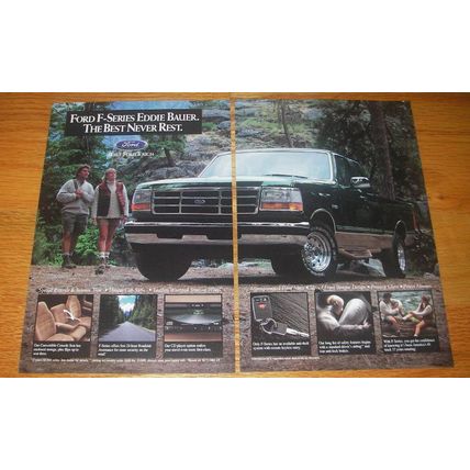 1994 Ford F-Series Eddie Bauer Truck Advertisement