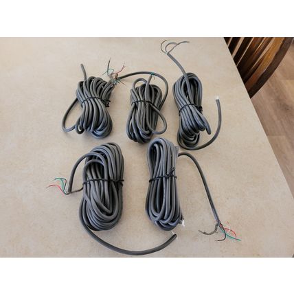5 Small Bundles Shielded Communication Cable 4 Conductor 24 AGW Braided Shield