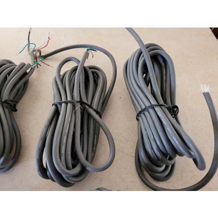 5 Small Bundles Shielded Communication Cable 4 Conductor 24 AGW Braided Shield