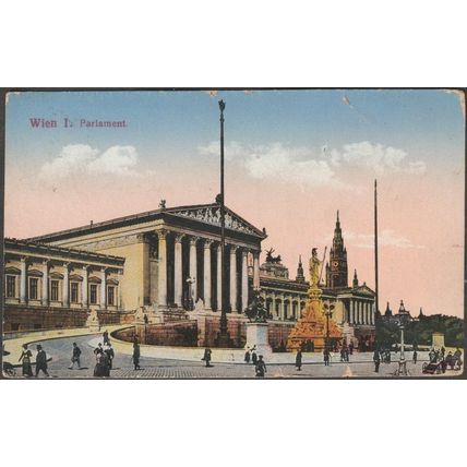Parliament, Wien I, 1916 - AK