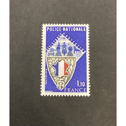 France mint stamps 1976 sg 2143 10th Anniversary of National Police Force MNH