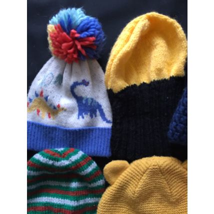 Job Lot Of 8 Wooley Hats,