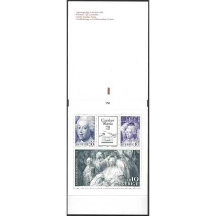 Sweden - Booklet: Facit #H419 Czeslaw Slania cyls 2