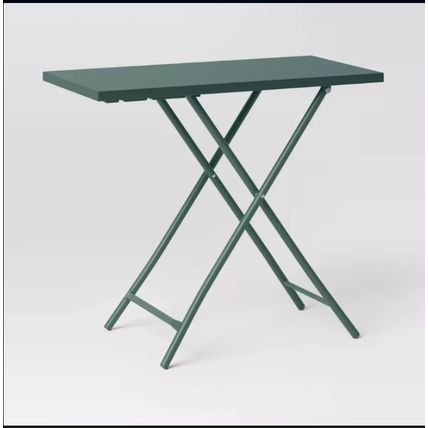 Folding Table- Indoor/Outdoor- Adjustable Height-Steel- by Room Essentials-