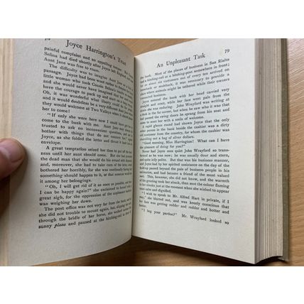 c1910s BESSIE MARCHANT "JOYCE HARRINGTON'S TRUST" ILLUSTRATED FICTION BOOK (P4)