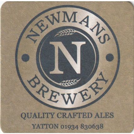 BEER MAT - NEWMANS BREWERY (WALES) - QUALITY CRAFTED - (Cat No 004) - (2006)