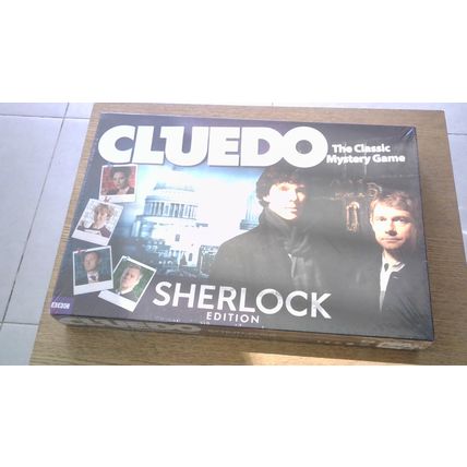 CLUEDO: SHERLOCK EDITION (TV Tie-In) New & Factory-Sealed