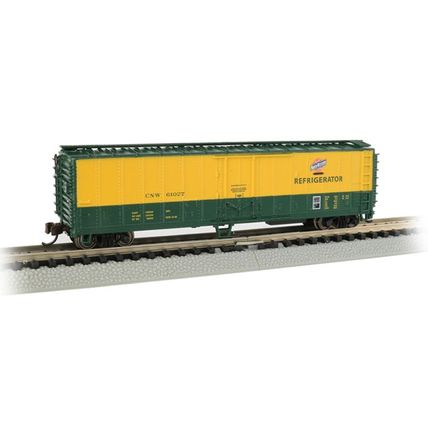Bachmann USA 17958 ACF 50' Steel Reefer Chicago & North Western N Gauge - NEW