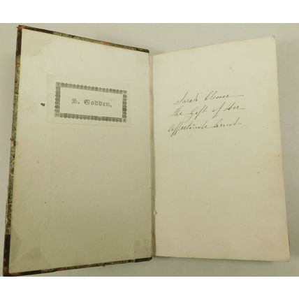 Antique Georgian Leather Book Maternal Solicitude Daughters Best Interests 1822