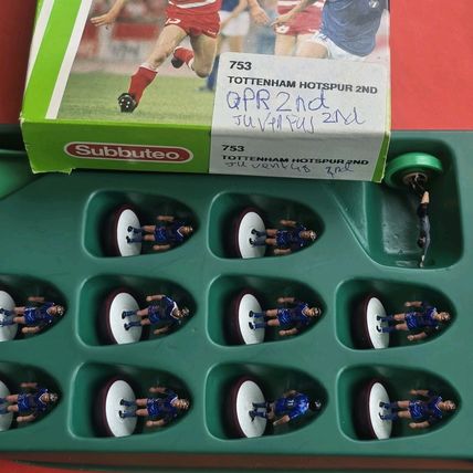 Subbuteo lw team ref 753 TOTTENHAM HOTSPUR 2ND COMPLETE SET