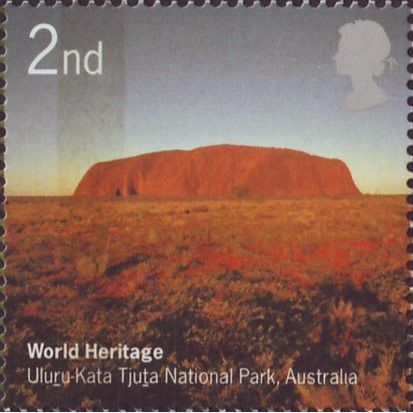 Great Britain 2005 World Heritage Sites 2nd Uluru-Kata Mint NHM SG 2533 stamp