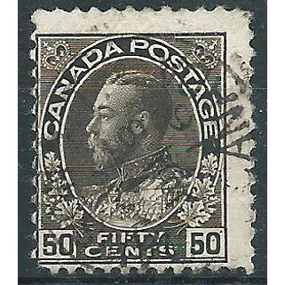 Canada 1912 SG214 50c Grey-Black Good/Fine Used....